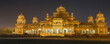 Albert Hall Museum located in Jaipur, India during nighttime