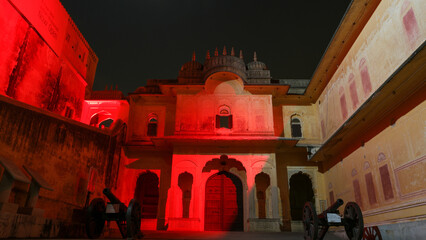 Sticker - Nahargarh Fort on the Aravalli Hills in Jaipur, India