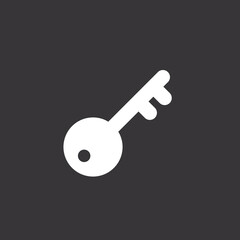 Sticker - Key vector icon