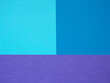 Bright background three colors blue and purple background. Three colors. Multicolored background.