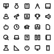 © Graphic Mall - Bold line icons for education.