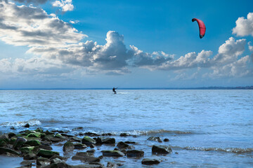 kite on the beach