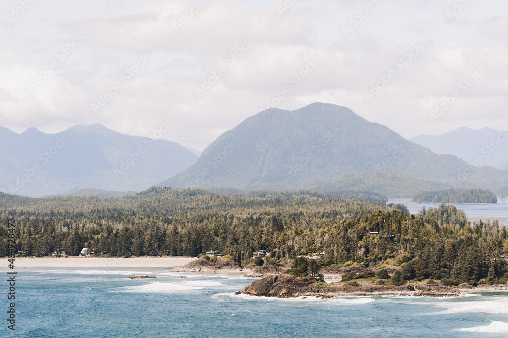 Beautiful scenery of a Pacific Rim National Park Reserve in Bamfield ...