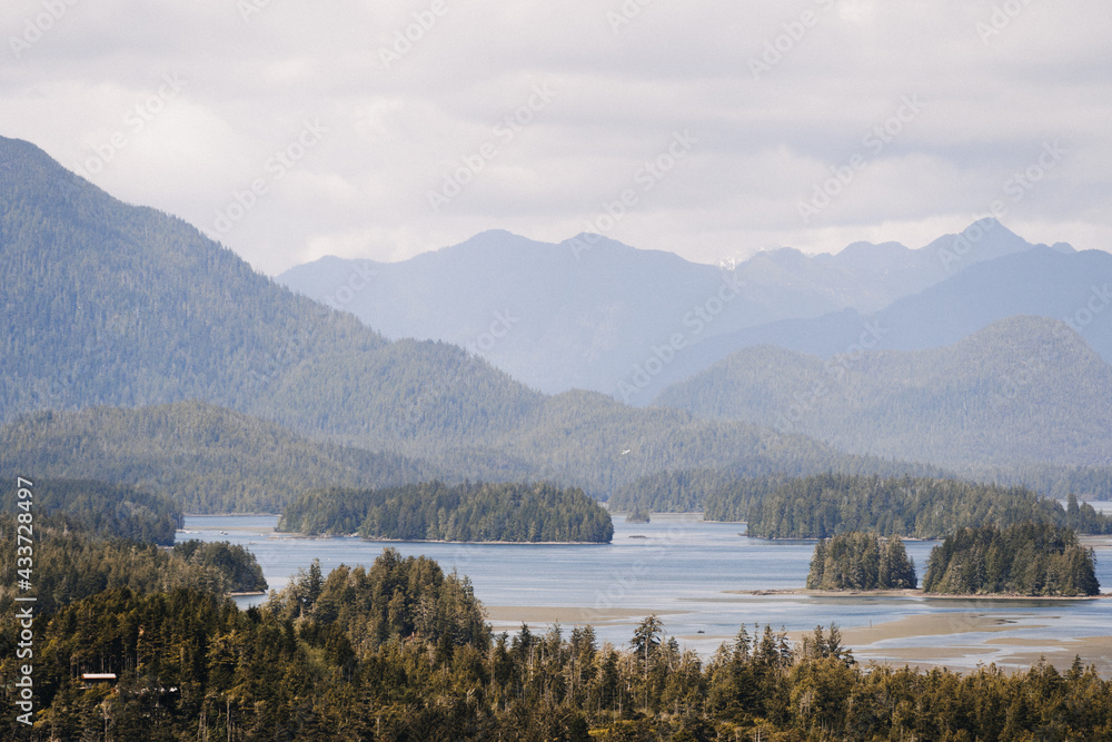 Beautiful scenery of a Pacific Rim National Park Reserve in Bamfield ...