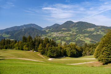 Wall Mural - Skofja Loka hills in summer