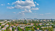 Warszawa, panorama centrum miasta z Bielan