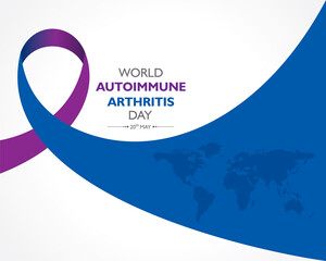 Wall Mural - World Autoimmune Arthritis Day observed on 20th May