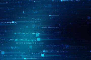 binary code background, digital abstract technology background, big data digital binary code, intern