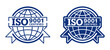 ISO 9001 badge for products quality management