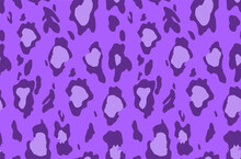 Seamless Lavender Leopard Fur Pattern