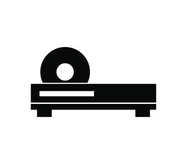 Sticker - DVD player icon