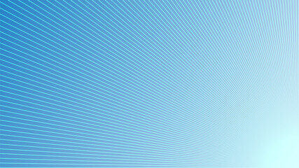 Abstract Sky Background with Sunburst Geometric Lines. Creative Modern Blue Background Vector. 