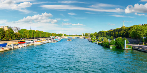 Fototapete - Seine river in Paris