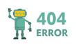 Page Not Found Error 404. Vector layout template