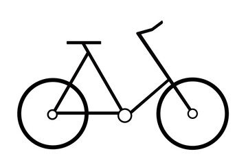 Wall Mural - A bicycle icon