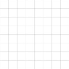 Fototapete - Squares grid, mesh. Graph, plotting, coordinate paper pattern, texture vector illustration. Seamlessly repeatable.