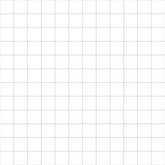 Poster - Squares grid, mesh. Graph, plotting, coordinate paper pattern, texture vector illustration. Seamlessly repeatable.