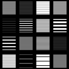 Poster - Seamless, repeatable lines texture, pattern