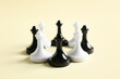 © Pixel-Shot - Chess pieces on color background