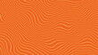 Vector - Salmon fillet texture.Orange and white curved wave lines.
