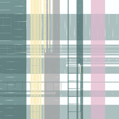 Wall Mural - Contemporary art seamless pattern background. Abstract grunge geometric shapes. Watercolor hand drawn stripes, tartan, rectangles, squares texture. Watercolour print for textile, wallpaper, wrapping.