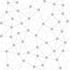 small dots connected into irregular network