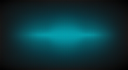 Wall Mural - led screen texture. lcd monitor. analog digital tv display. turquoise television videowall. electron