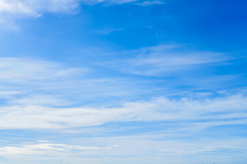 Blue sky with cloud, background.