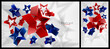 © ETONIE - Abstract background, star shape, vector illustration.