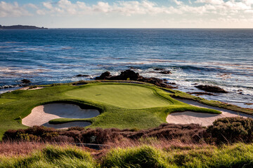 coastline golf course in California