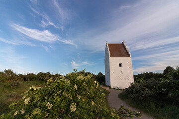 Poster - versandetet Kirche bei Skagen, Jütland, Dänemark