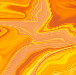 Wall Mural - Liquid dynamic gradient waves. Digital blurred background with different colors shades in dynamic composition. Fluid texture.	