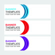 © supvector - Set of abstract vector banners design. Collection of web banner template. modern template design for web  ads  flyer  poster background