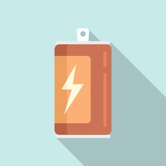 Poster - Energy drink icon, flat style