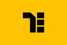 TE Logo Letter Design On Luxury Background. ET Logo Monogram Initials Letter Concept. TE Icon Logo Design. ET Elegant And Professional Letter Icon Design On Background. T E ET TE