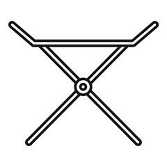 Poster - Dryer equipment icon, outline style