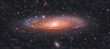 Andromeda Galaxy with Tilt Shift Effect