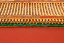 Forbidden City Palace Wall And Roof 1