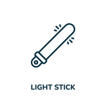 Light Stick Icon Vector. Light Icon Vector Symbol Illustration. Modern Simple Vector Icon For Your Design. Light Stick Icon Vector.