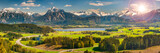 Fototapeta Natura - Panorama Landschaft in Bayern im Allgäu