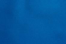 Blue Fabric Texture Background Close Up