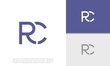 © harika013 - Initials RC logo design. Initial Letter Logo.