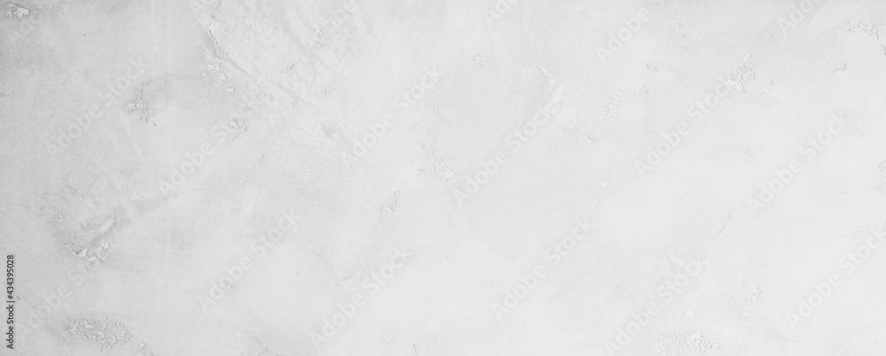 White or light gray concrete wall texture background - obrazy, fototapety, plakaty 