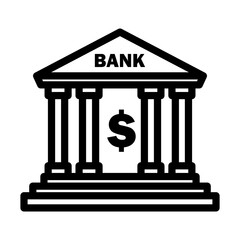 Poster - Bank Icon