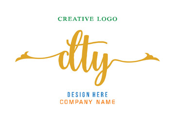 DTY lettering logo is simple, easy to understand and authoritative