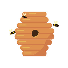 Sticker - honeycomb and bees