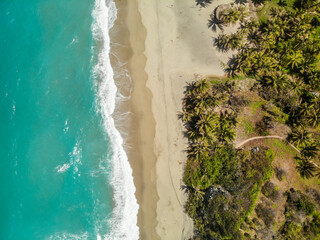  aerial views from tayrona park, santa marta colombia