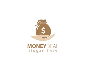 Wall Mural - Money deal bag logo