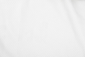 White sport jersey fabric texture background.