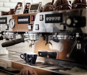 Wall Mural - A coffee machine